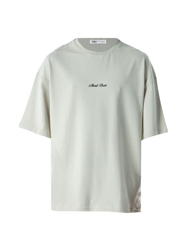 VAMOS CLO VAMOS CLO Majica 'Lycoris'  modra / travnato zelena / bela