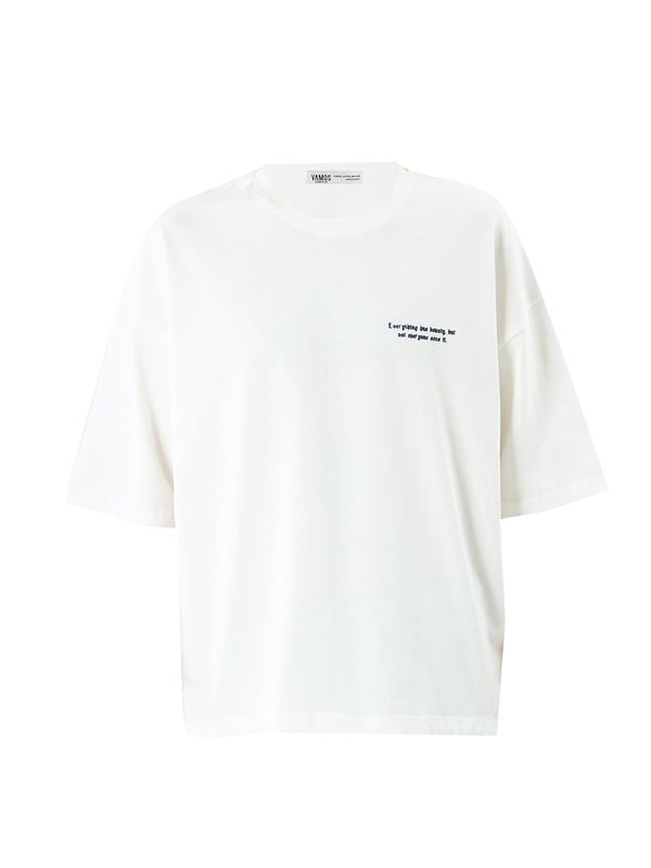 VAMOS CLO VAMOS CLO Majica 'Lycoris'  pastelno modra / zelena / črna