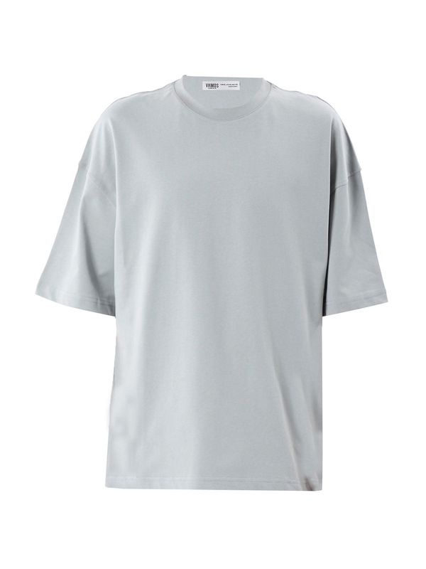 VAMOS CLO VAMOS CLO Majica 'Malva'  modra / siva / črna