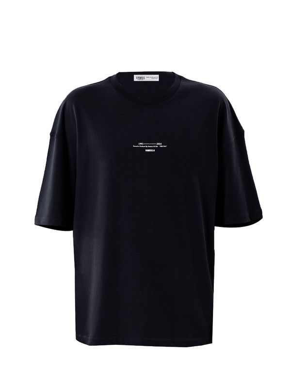 VAMOS CLO VAMOS CLO Majica 'Marigold'  črna / bela