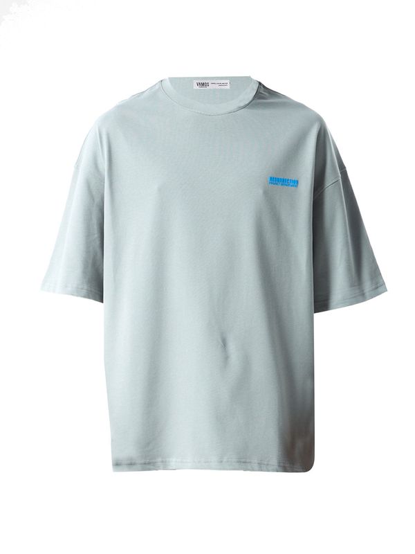 VAMOS CLO VAMOS CLO Majica ' Mariposa Lil'  siva / mešane barve