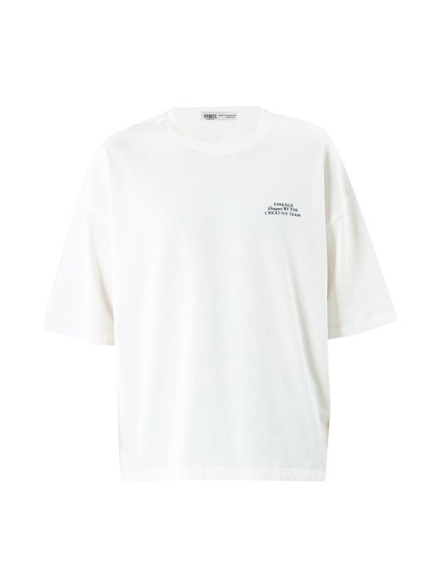 VAMOS CLO VAMOS CLO Majica 'Mignonette'  pastelno modra / mešane barve