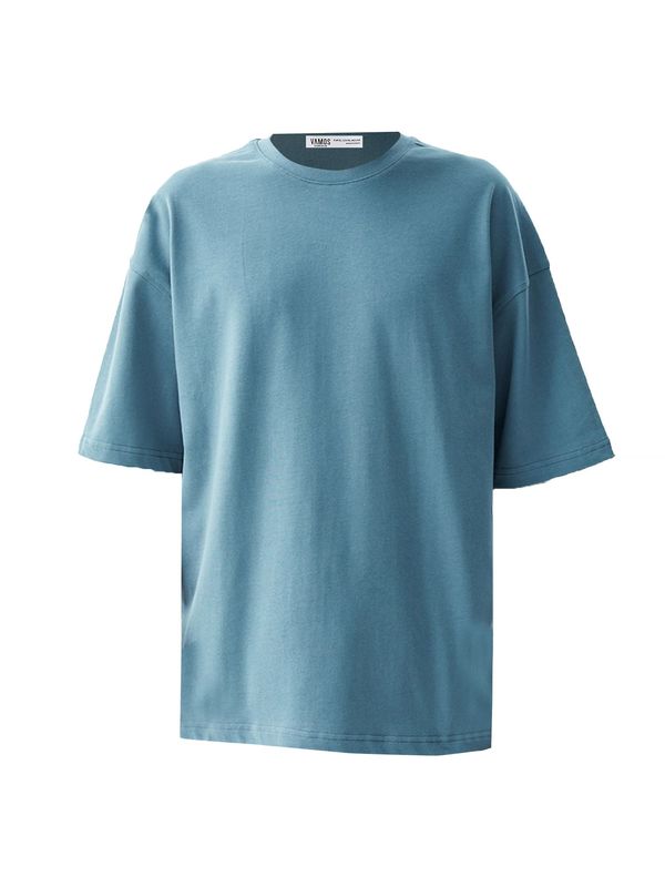 VAMOS CLO VAMOS CLO Majica  modra / rjava / siva / bela