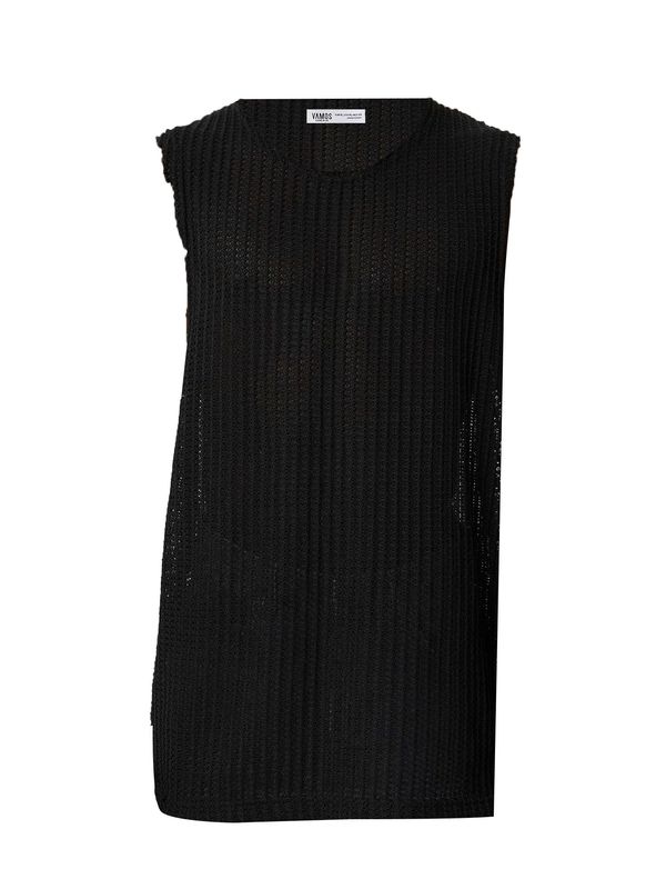 VAMOS CLO VAMOS CLO Majica 'Osteospermum'  črna