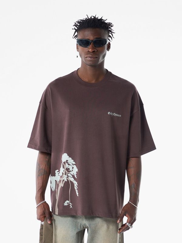 VAMOS CLO VAMOS CLO Majica  rjava / bela