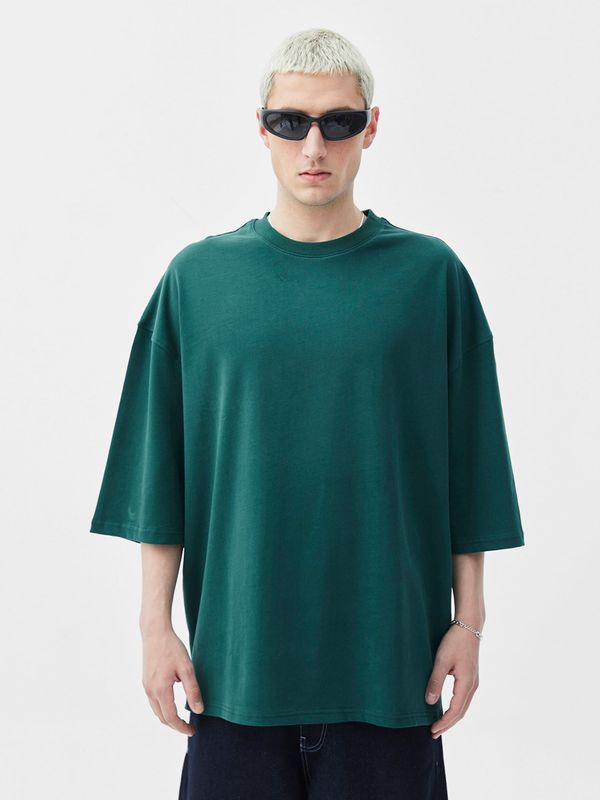 VAMOS CLO VAMOS CLO Majica 'Salt Lake City'  temno zelena