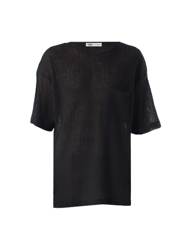 VAMOS CLO VAMOS CLO Majica 'Veronica'  črna