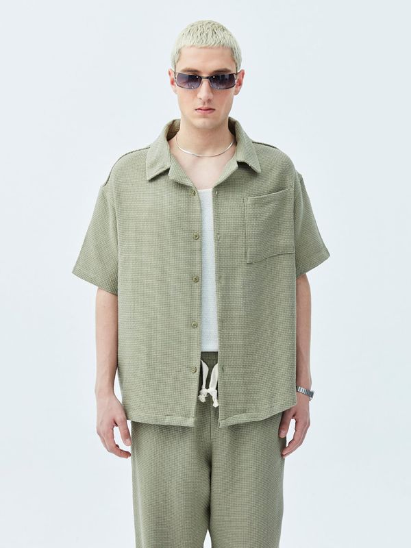 VAMOS CLO VAMOS CLO Srajca 'Indre'  kaki