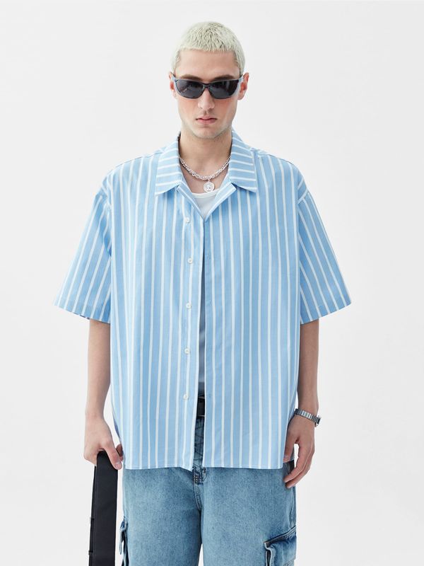 VAMOS CLO VAMOS CLO Srajca 'Snapdragon'  modra / bela