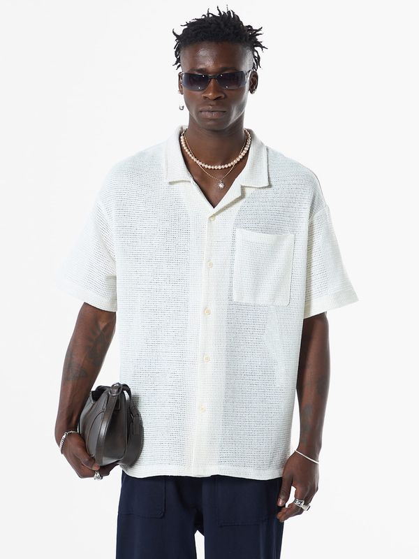 VAMOS CLO VAMOS CLO Srajca 'Thrift'  bela / off-bela