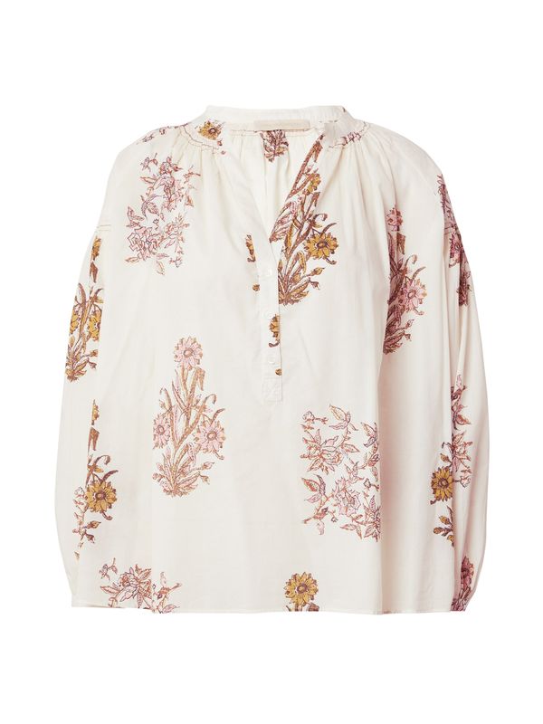 Vanessa Bruno Vanessa Bruno Bluza  ecru / rjava / pueblo / roza