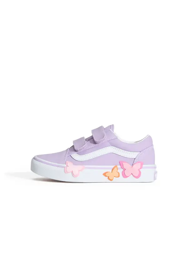 VANS VANS Copatki za prve korake  svetlo lila / oranžna / roza / bela