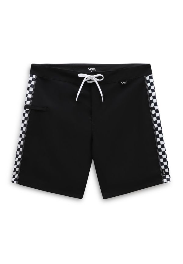 VANS VANS Kratke kopalne hlače  črna / bela