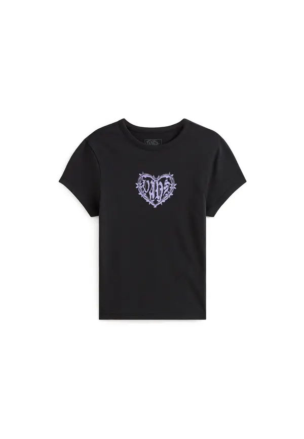 VANS VANS Majica 'Barbed Heart'  sivka / črna