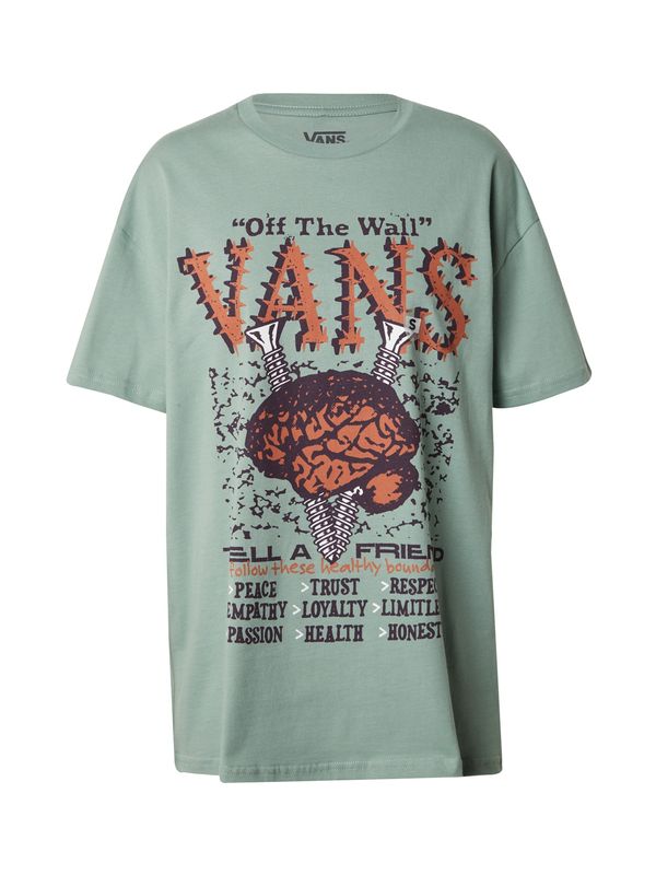 VANS VANS Majica 'BRAIN JAM'  meta / temno liila / oranžna / bela