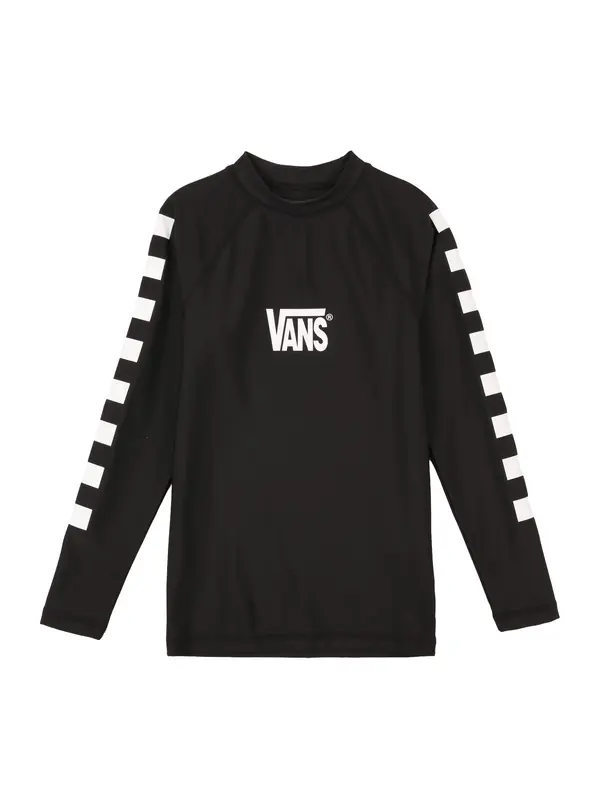 VANS VANS Majica  črna / bela