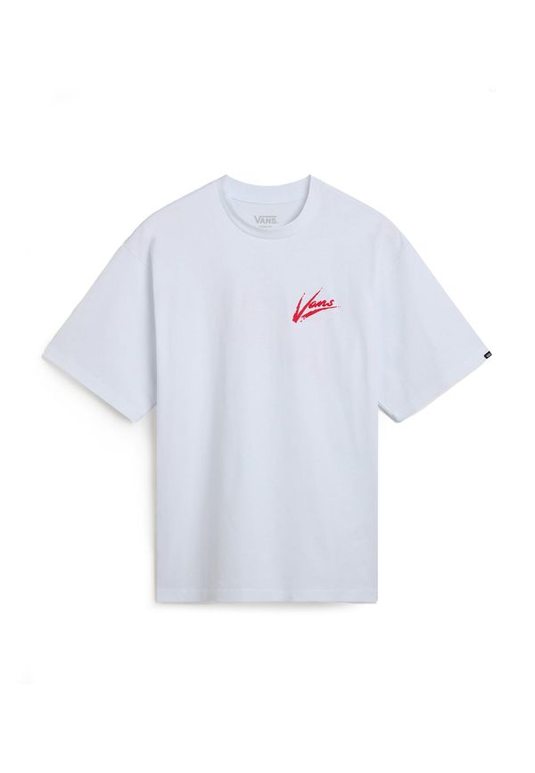 VANS VANS Majica 'DETTORI LOOSE'  rdeča / bela