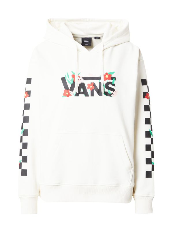 VANS VANS Majica 'FLEURS BFF'  zelena / rdeča / črna / bela