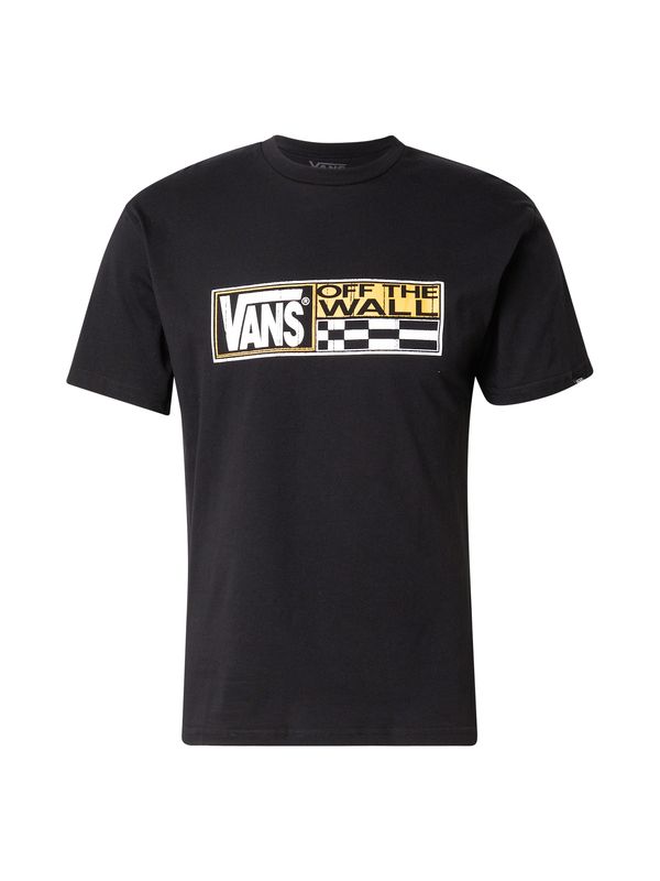 VANS VANS Majica  gorčica / črna / bela