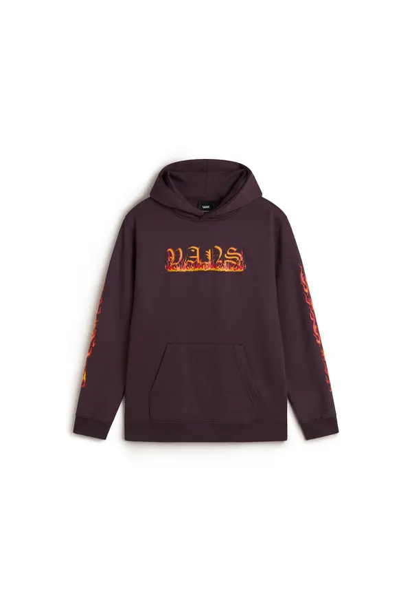 VANS VANS Majica 'Inferno'  temno rumena / oranžna / krvavo rdeča / vinsko rdeča