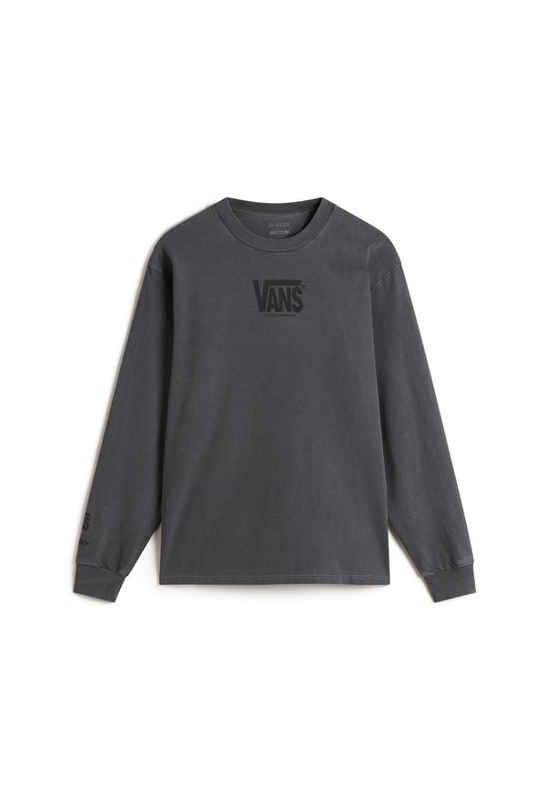 VANS VANS Majica  siva / črna