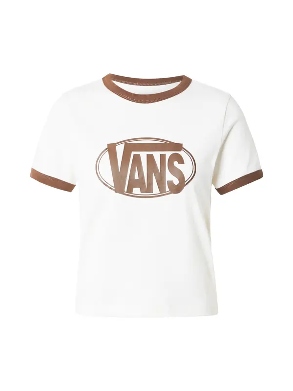 VANS VANS Majica  slonovina / čokolada