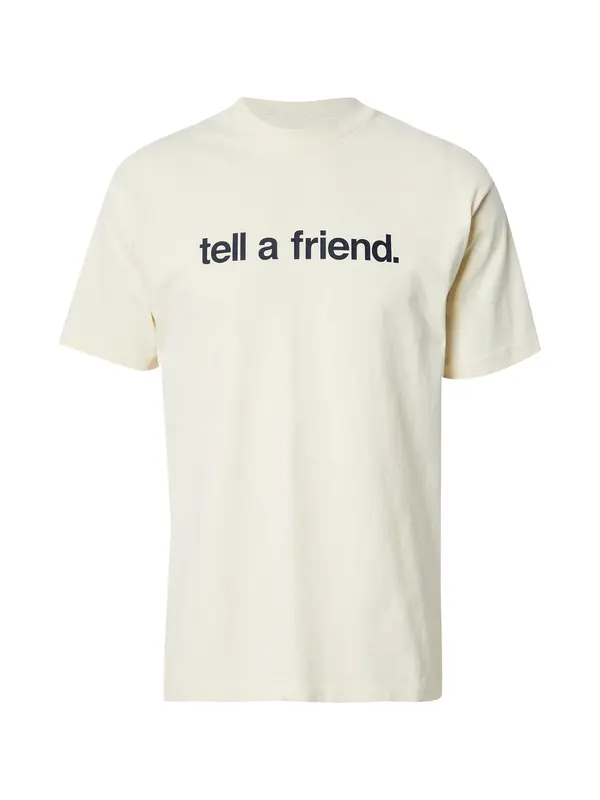 VANS VANS Majica 'Tell A Friend'  bež / črna