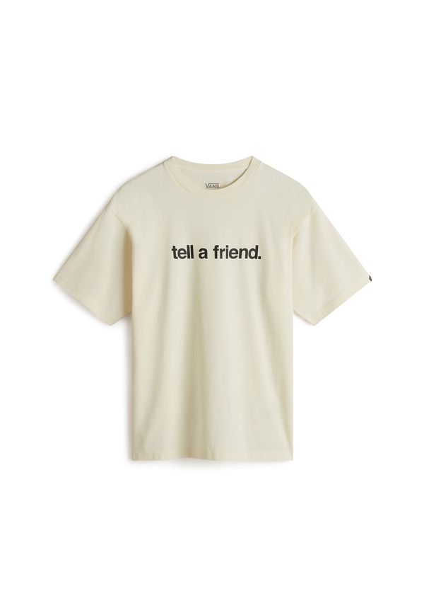 VANS VANS Majica 'Tell A Friend'  bež / črna