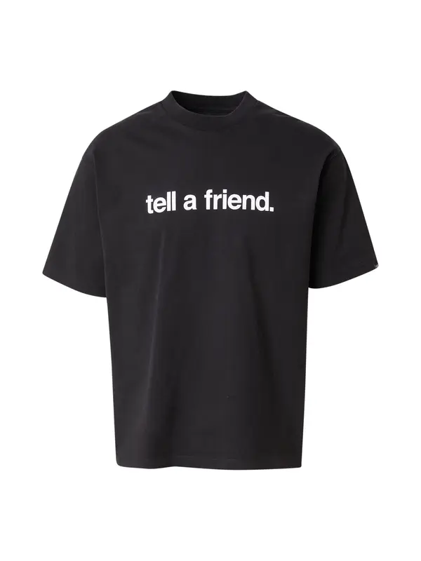 VANS VANS Majica 'Tell A Friend'  črna / bela