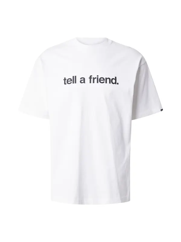 VANS VANS Majica 'Tell A Friend'  črna / bela