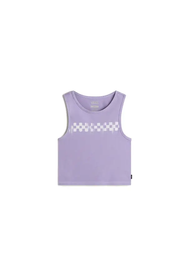 VANS VANS Majica  temno liila / bela