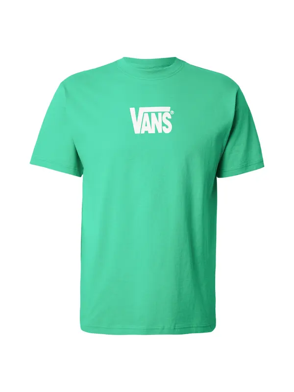 VANS VANS Majica  zelena / bela