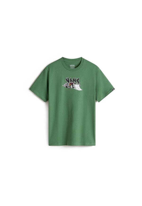 VANS VANS Majica  zelena / mešane barve