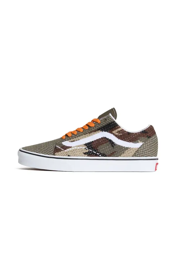 VANS VANS Nizke superge 'Old Skool Ek'  rjava / zelena / črna / bela