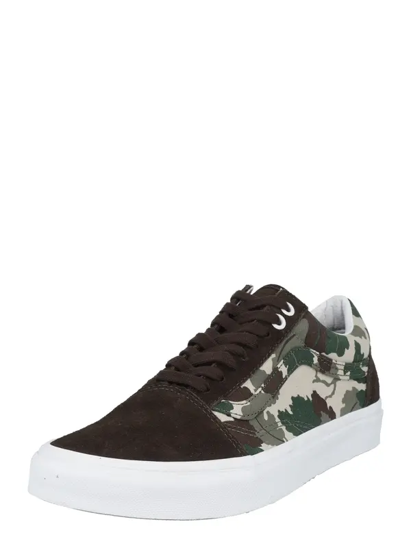 VANS VANS Nizke superge 'OLD SKOOL'  kremna / temno rjava / trst / temno zelena