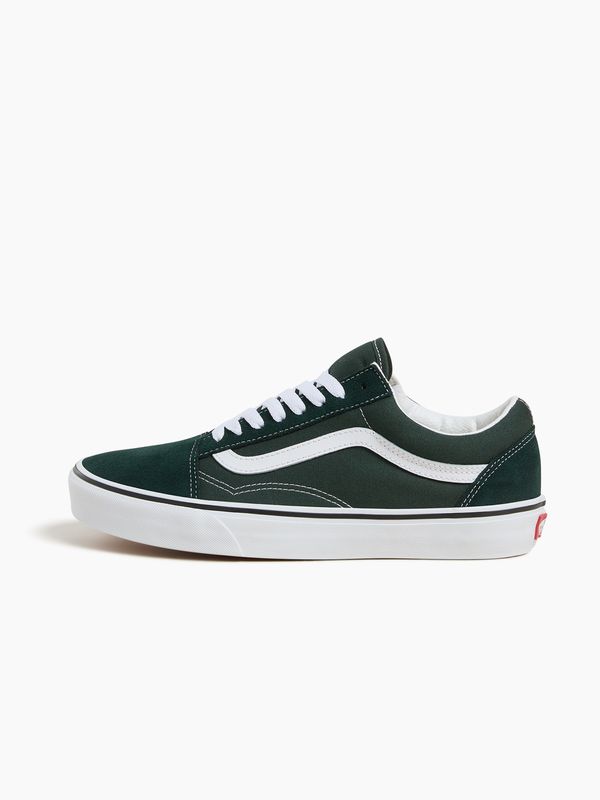 VANS VANS Nizke superge 'Old Skool'  temno zelena / bela