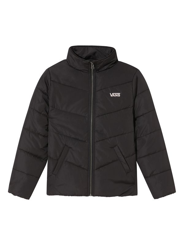 VANS VANS Prehodna jakna 'FOUNDRY PUFFER'  črna / bela