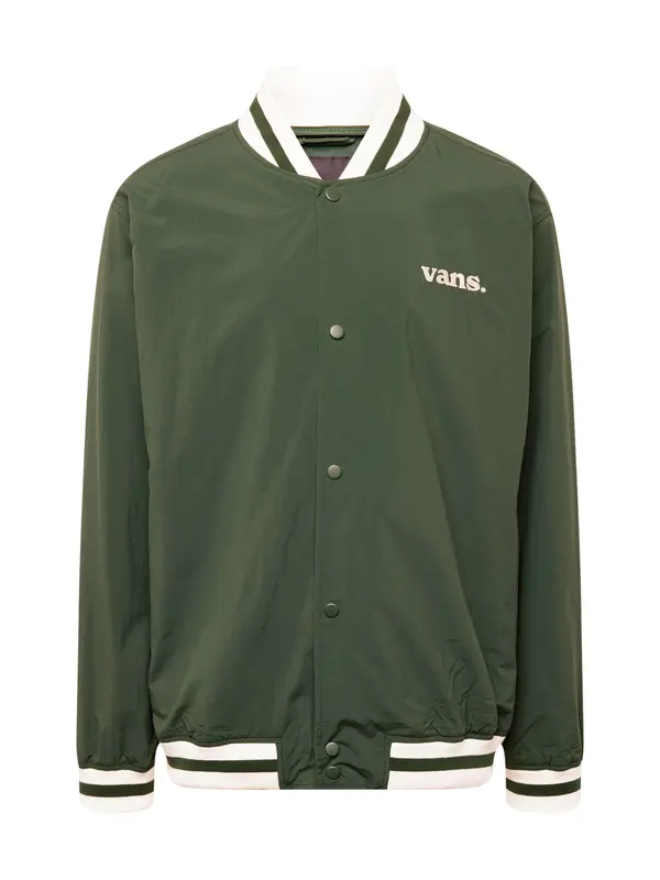 VANS VANS Prehodna jakna 'MOORE'  jelka / črna / bela