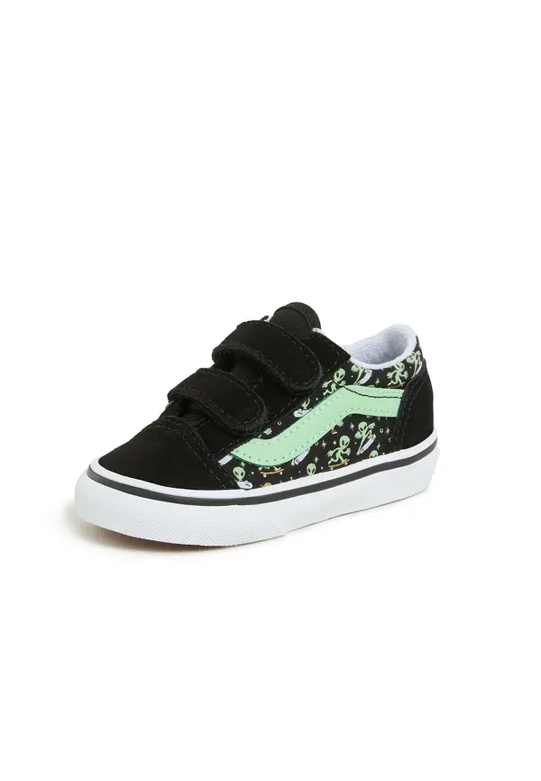 VANS VANS Superge 'Old Skool Hook And Loop'  meta / črna