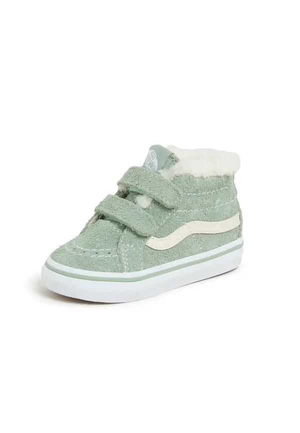 VANS VANS Superge 'Sk8-Mid'  pastelno zelena / bela