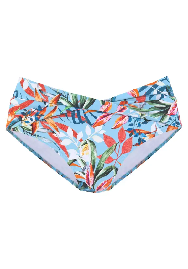 VENICE BEACH VENICE BEACH Bikini hlačke  marine / svetlo modra / oliva / bela