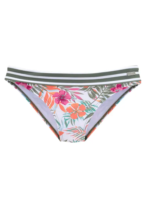 VENICE BEACH VENICE BEACH Bikini hlačke  mešane barve / bela