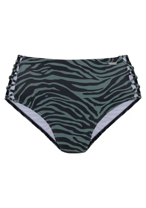 VENICE BEACH VENICE BEACH Bikini hlačke  oliva / črna