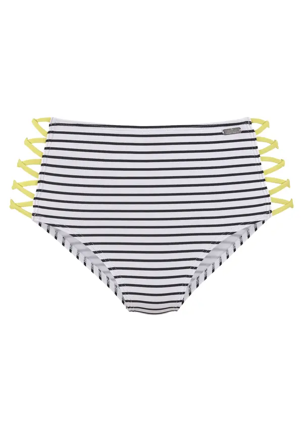 VENICE BEACH VENICE BEACH Bikini hlačke  rumena / črna / bela