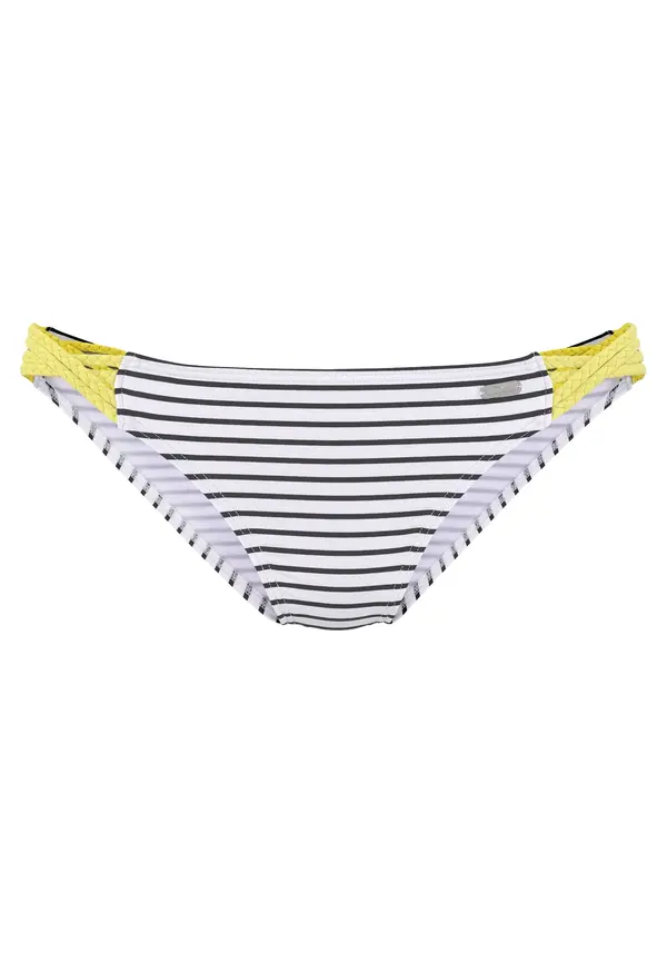 VENICE BEACH VENICE BEACH Bikini hlačke  rumena / črna / bela