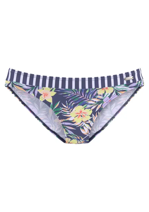VENICE BEACH VENICE BEACH Bikini hlačke  rumena / zelena / vijolično modra / puder