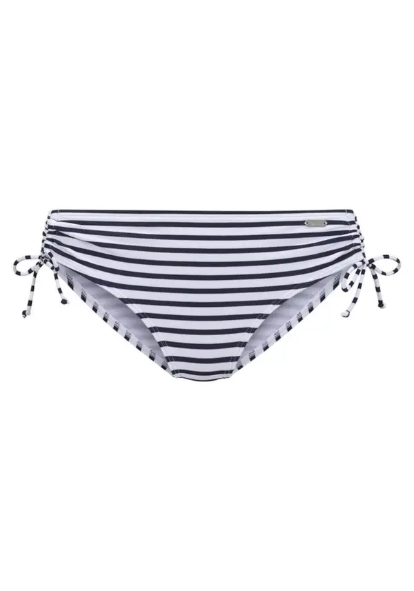 VENICE BEACH VENICE BEACH Bikini hlačke 'Summer'  mornarska / bela