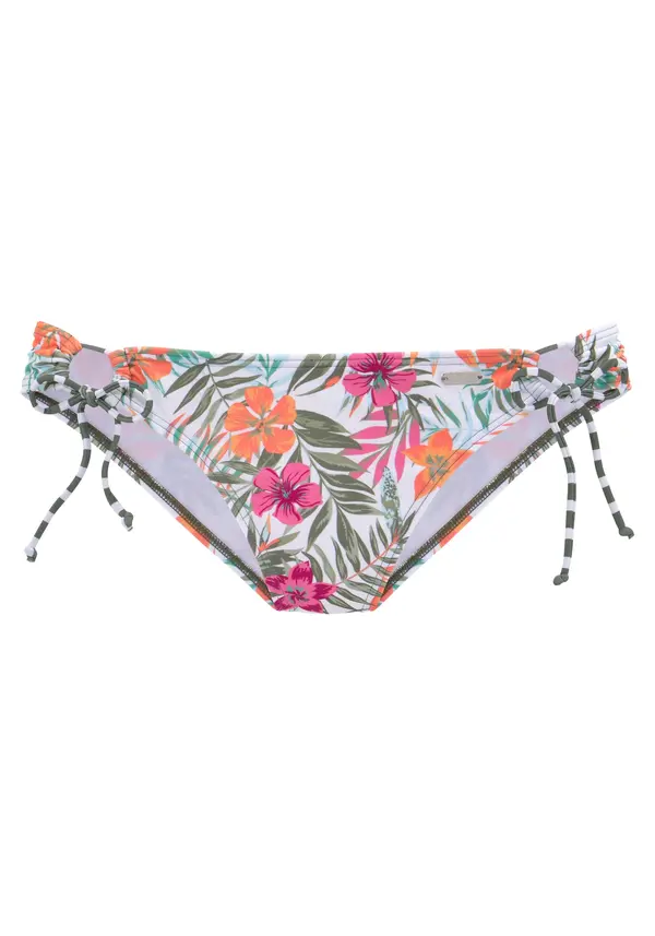 VENICE BEACH VENICE BEACH Bikini hlačke  svetlo modra / oliva / roza / bela