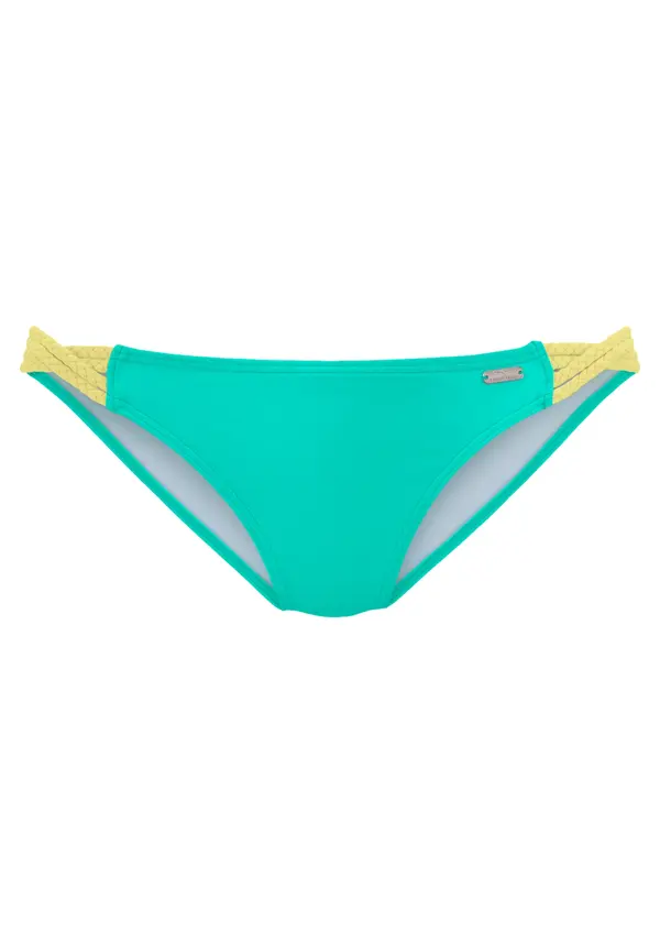 VENICE BEACH VENICE BEACH Bikini hlačke  svetlo rumena / žad