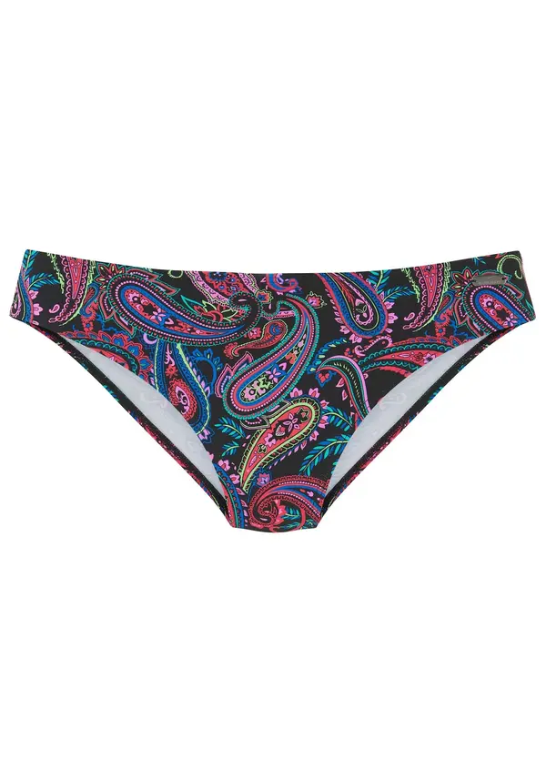 VENICE BEACH VENICE BEACH Bikini hlačke  temno modra / svetlo zelena / malina / črna